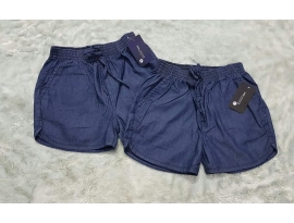 Quần đùi jeans lai bầu