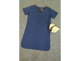 Đầm jeans lai bầu