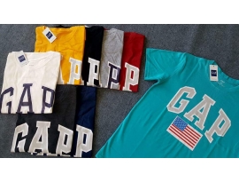Áo thun nam cổ tròn in gap