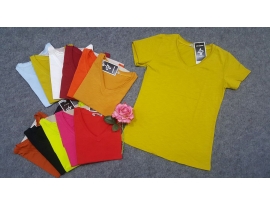 Áo cổ tim vải cotton xược 